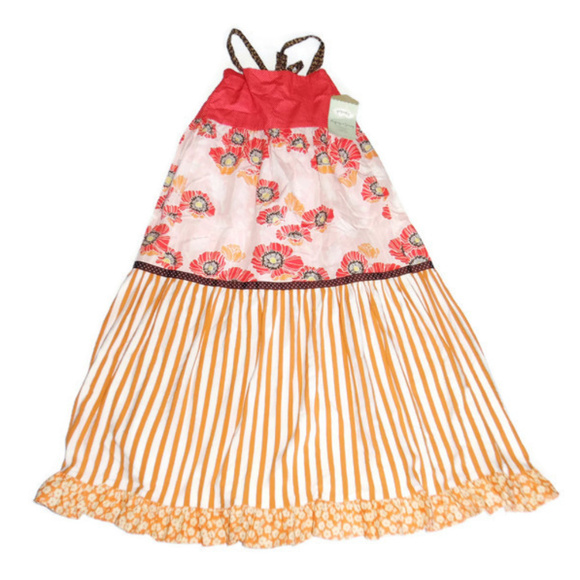 Persnickety Other - New Persnickety Dress Orange Pink Floral Girls